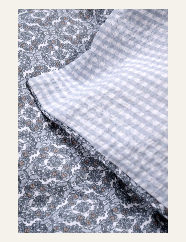 Seersucker-Bettwäsche Multi/Blue - 4