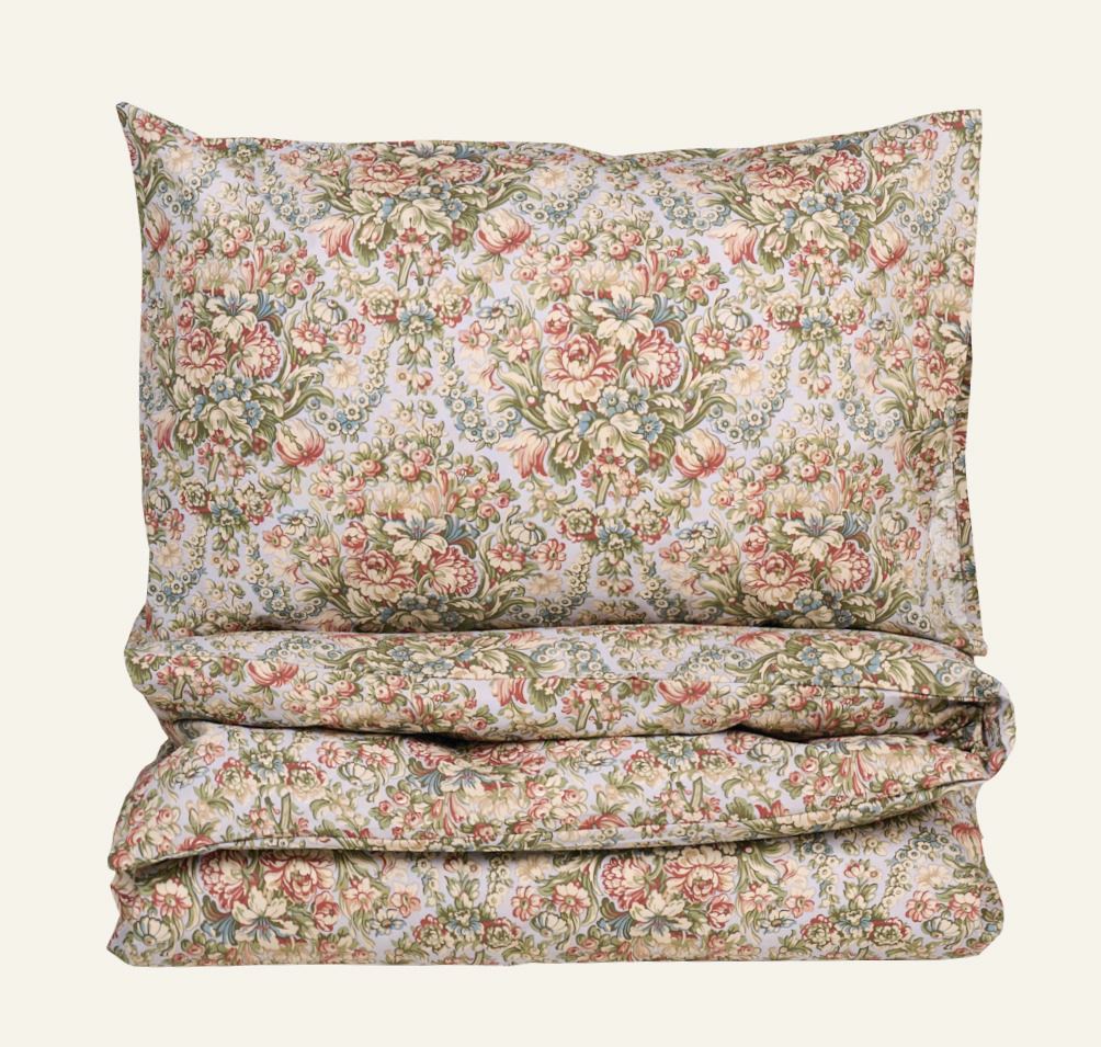 Baumwollbettwäsche Multi/Blue - 135x200+80x80 cm Multi/Blue - 1