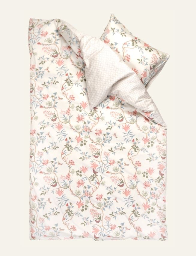 Satin-Bettwäsche Offwhite - 5