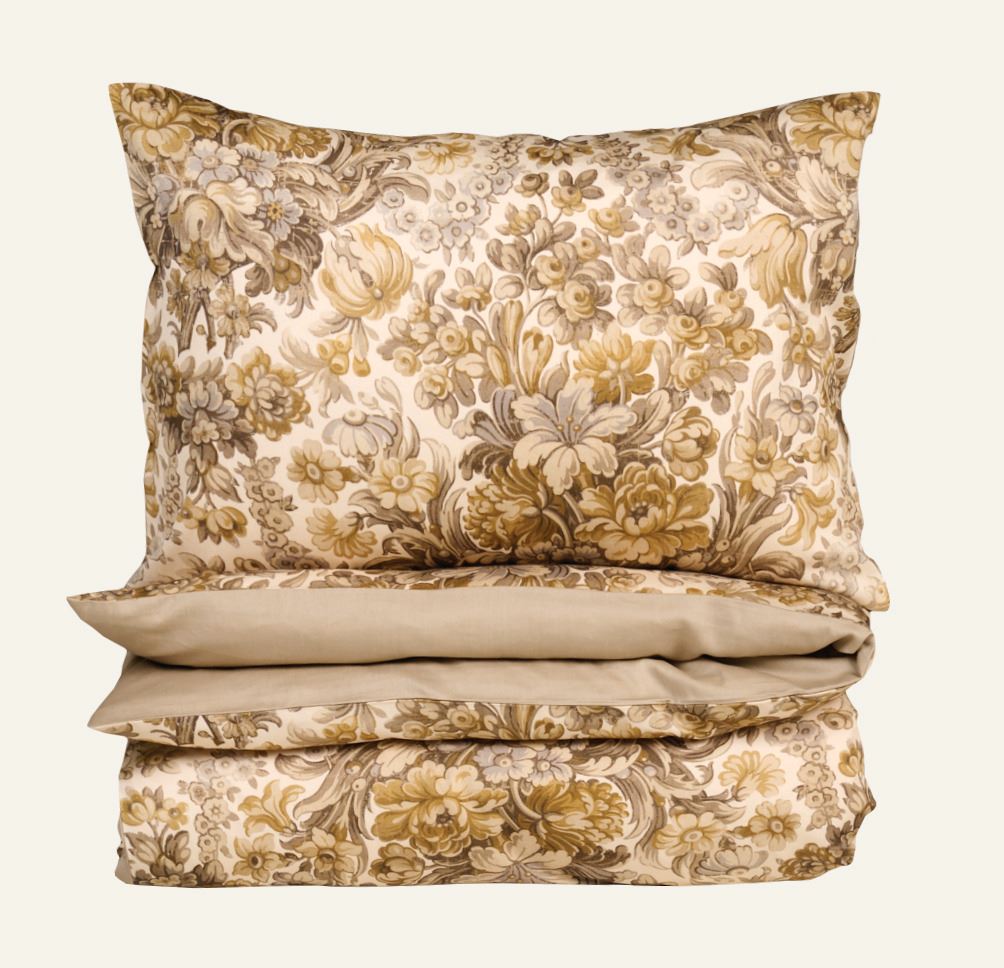 Satin-Bettwäsche Multi/Grau - 135x200+80x80 cm Multi/Grau - 1