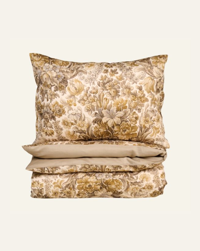 Satin-Bettwäsche Multi/Grau - 135x200+80x80 cm Multi/Grau - 1