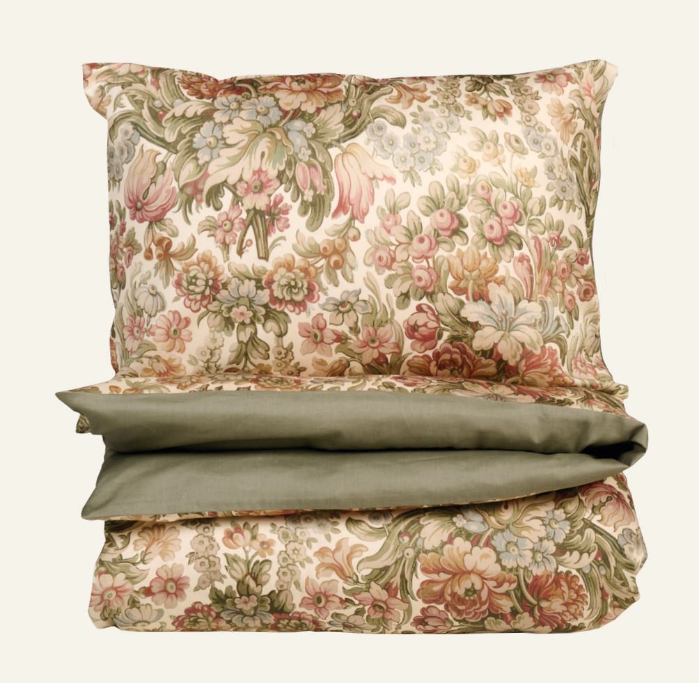 Satin-Bettwäsche Multi/Pink - 135x200+80x80 cm Multi/Pink - 1