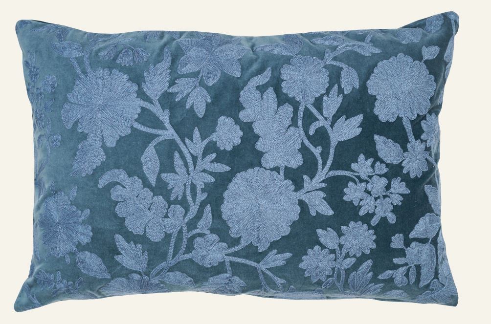 Kissenbezug Blau - 40x60 cm Blau - 1
