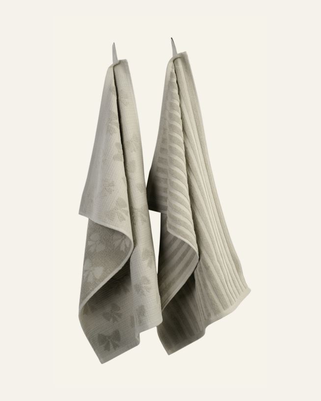 2Er-Set Küchentücher Grün - 70x45 cm Grün - 1