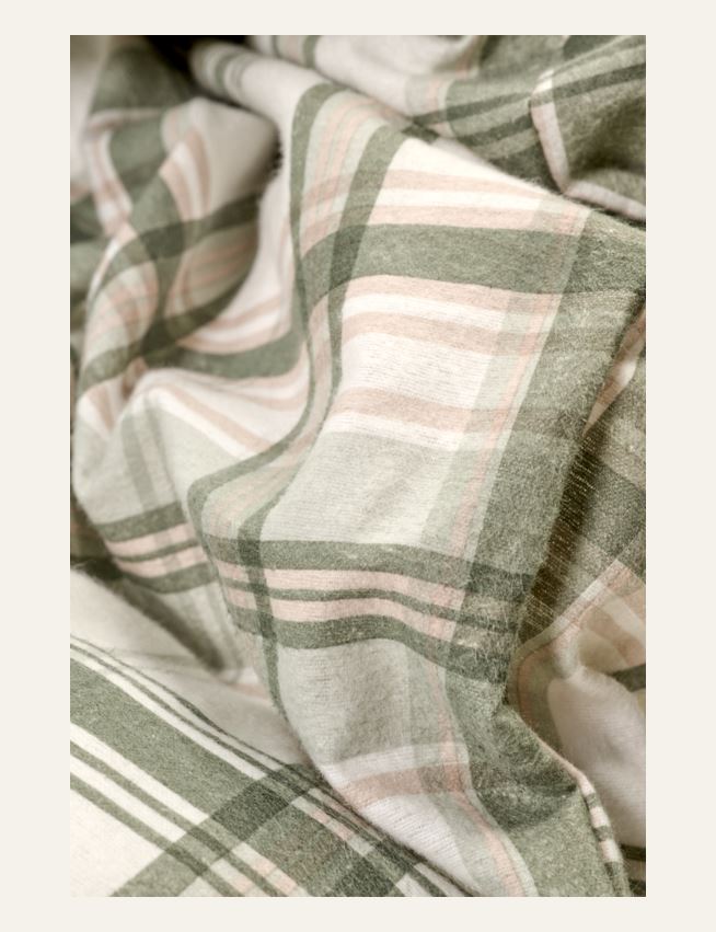 Flanellbettwäsche Multi/Grün - 3