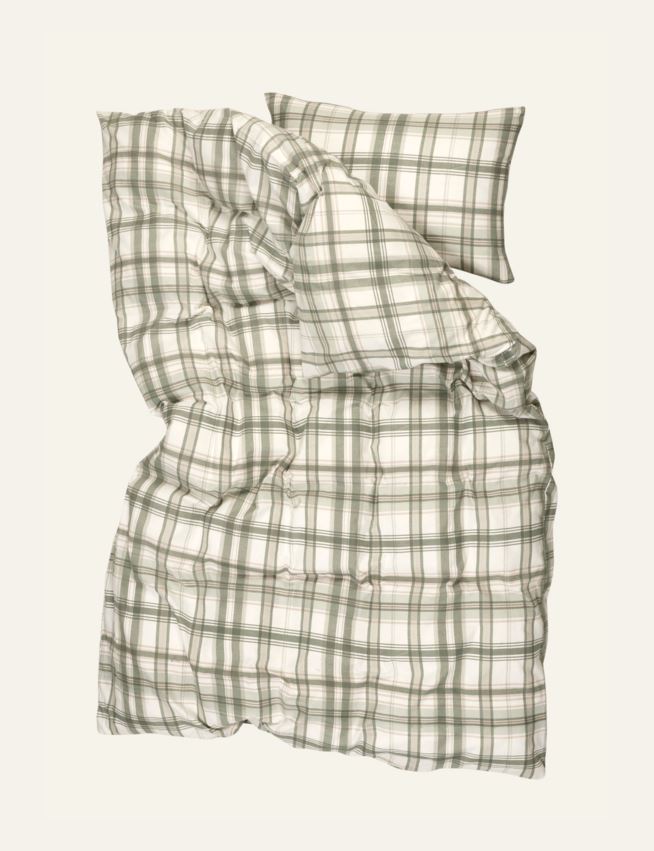 Flanellbettwäsche Multi/Grün - 2