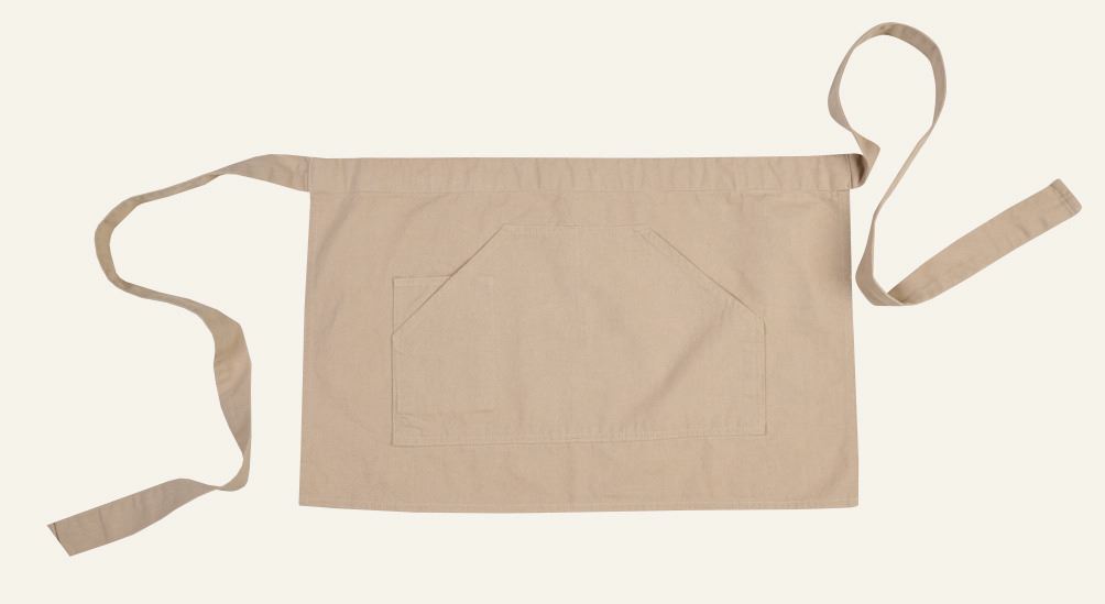 Schürze Beige - 40x60 cm Beige - 1