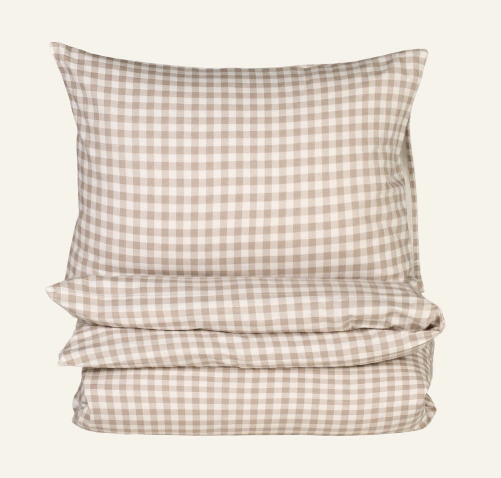 Flanellbettwäsche Sand - 155x220+80x80 cm Sand - 1