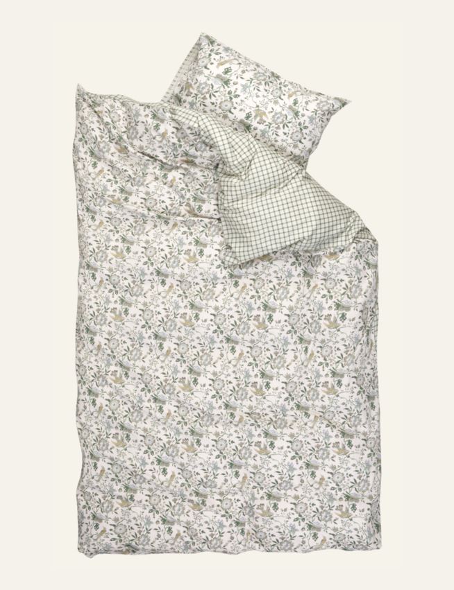 Satin-Bettwäsche Multi/Grün - 5