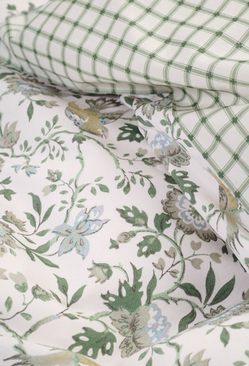 Satin-Bettwäsche Multi/Grün - 6