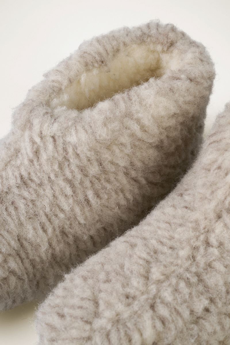 Wollhausschuhe Hellbeige - 2