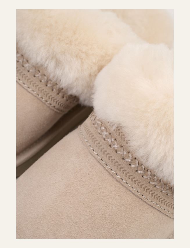 Hausschuhe Hellbeige - 3