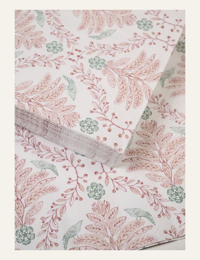 Papierservietten Multi/Pink - 2