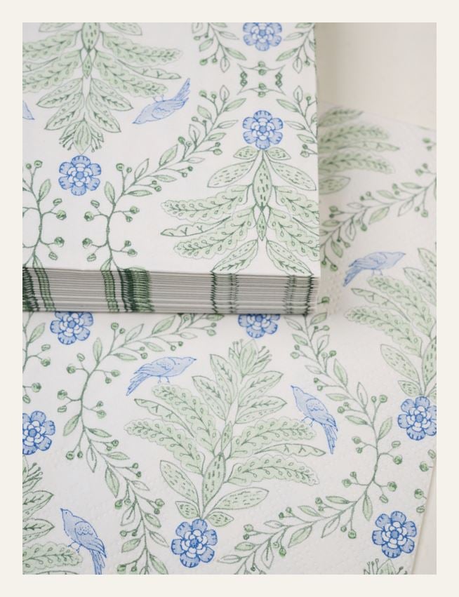 Papierservietten Multi/Blue - 2