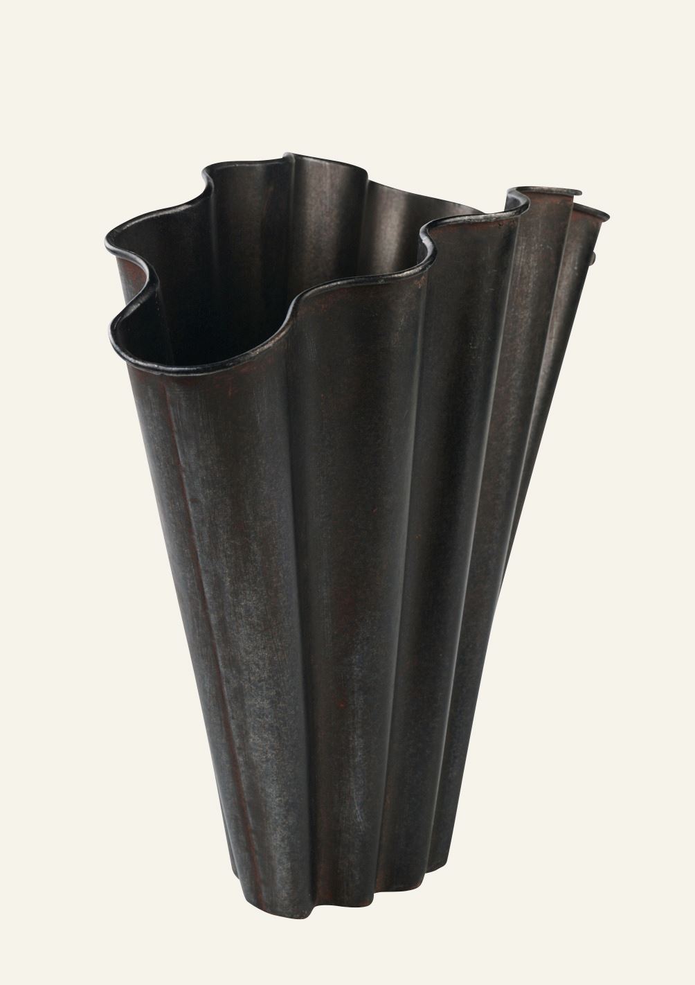 Dekorative Vase Dunkelgrau - 2
