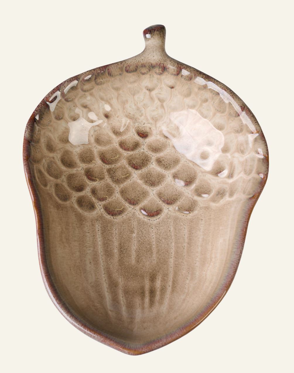 Schüssel Beige - 20x14,5x4 cm Beige - 1