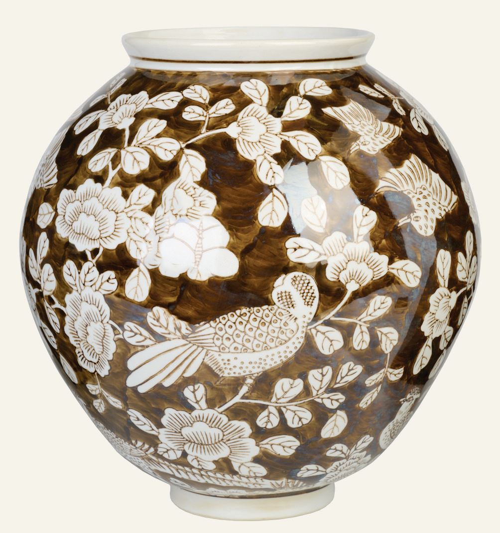 Vase Multi/Braun - 24x24x25,5 cm Multi/Braun - 1