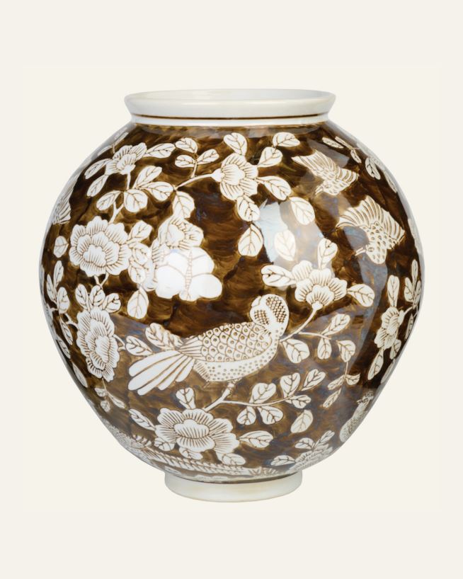 Vase Multi/Braun - 24x24x25,5 cm Multi/Braun - 1