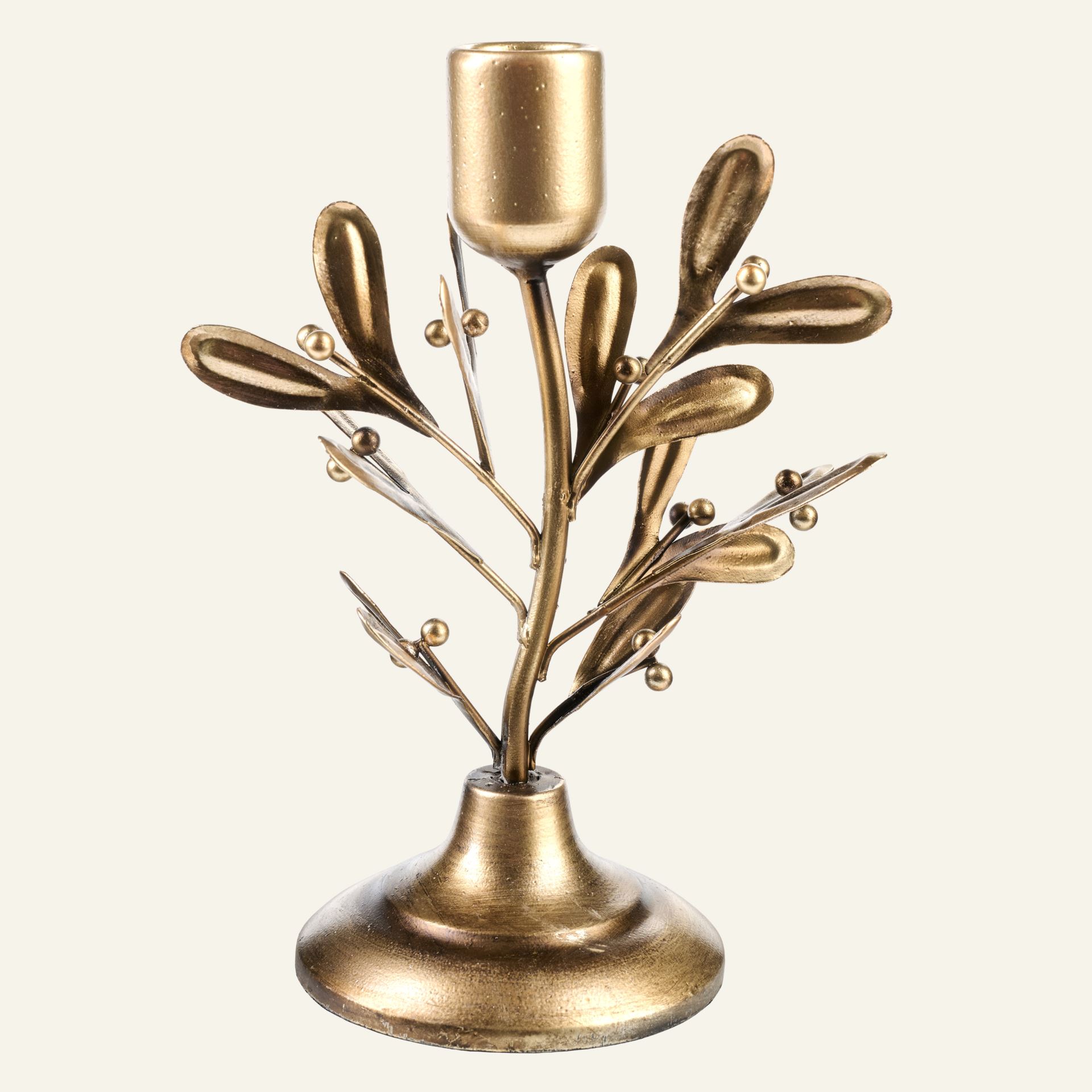 Kerzenständer Gold - 13,2x9x19,5 Gold - 1