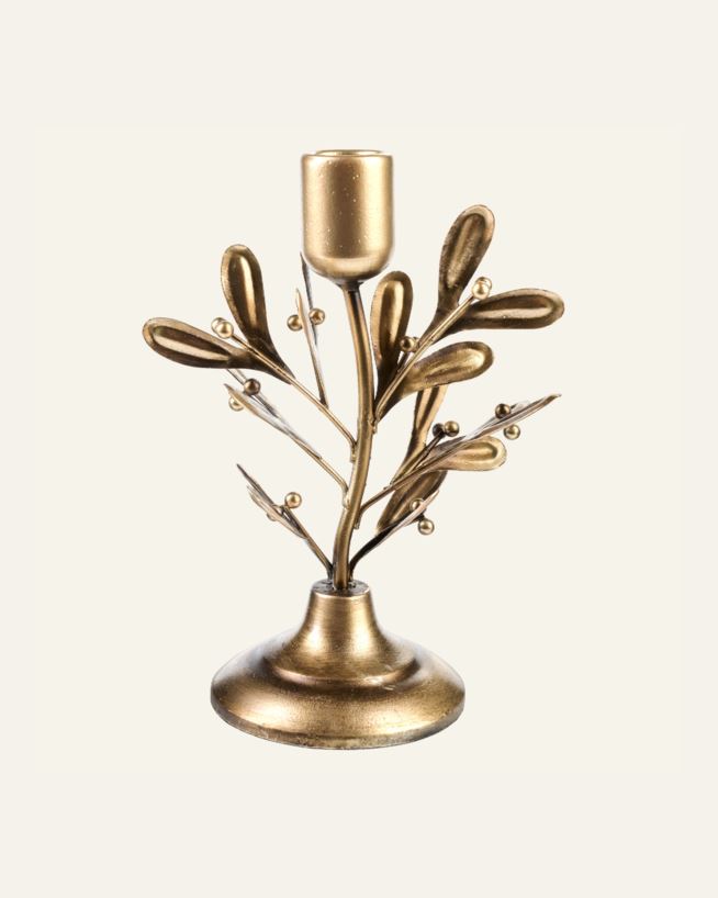 Kerzenständer Gold - 13,2x9x19,5 Gold - 1