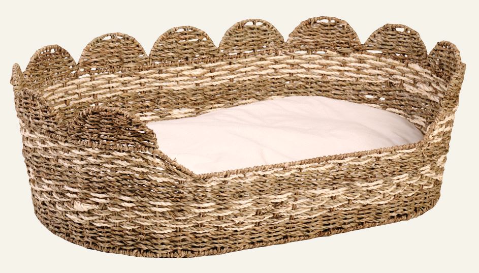 Hundebett Natur - 75x46x24 cm Natur - 1
