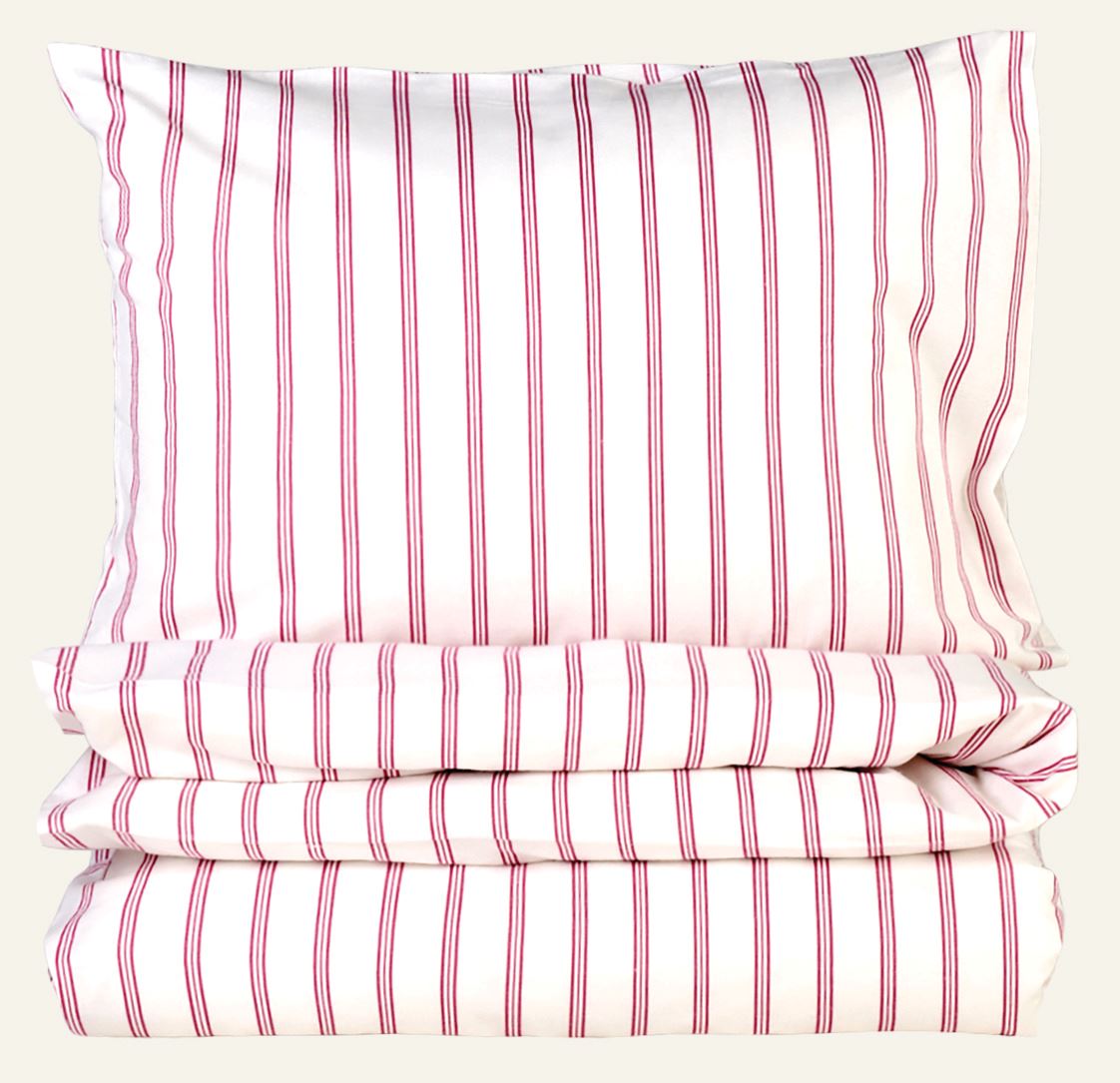 Flanellbettwäsche Rot - 135x200+80x80 cm Rot - 1