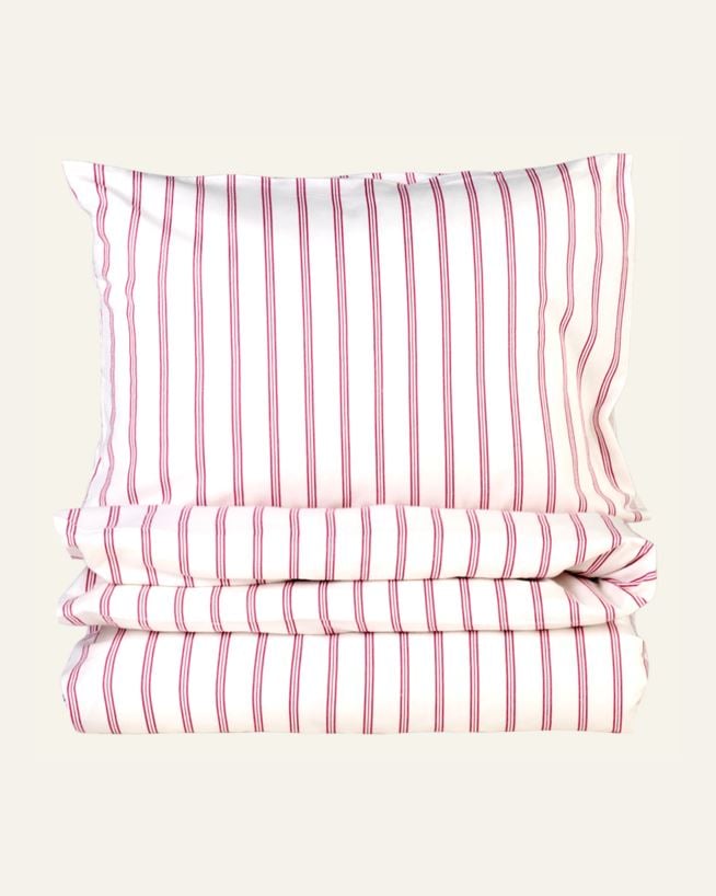 Flanellbettwäsche Rot - 135x200+80x80 cm Rot - 1