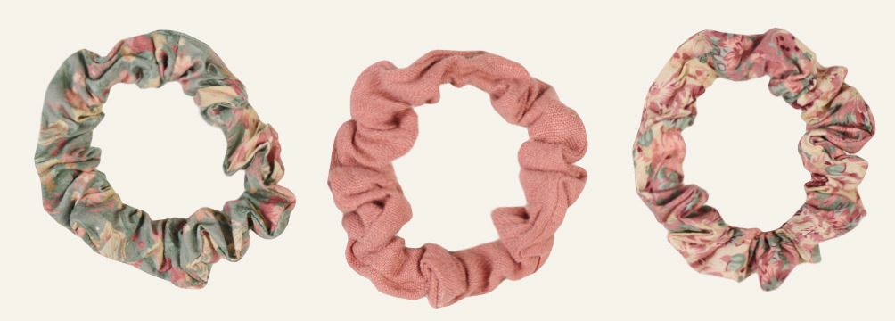 Schrunchie Multi/Pink - 6,5x6,5x0,5 cm Multi/Pink - 1