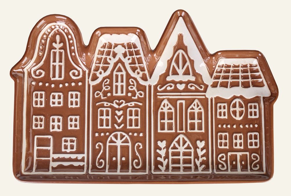 Servierteller Dunkelbraun - 24,5x16 cm Dunkelbraun - 1
