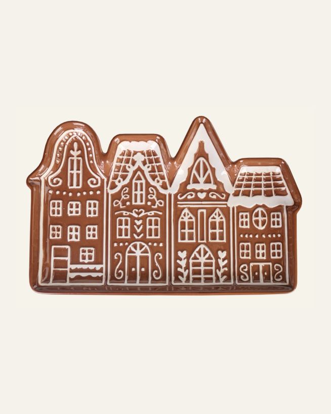 Servierteller Dunkelbraun - 24,5x16 cm Dunkelbraun - 1
