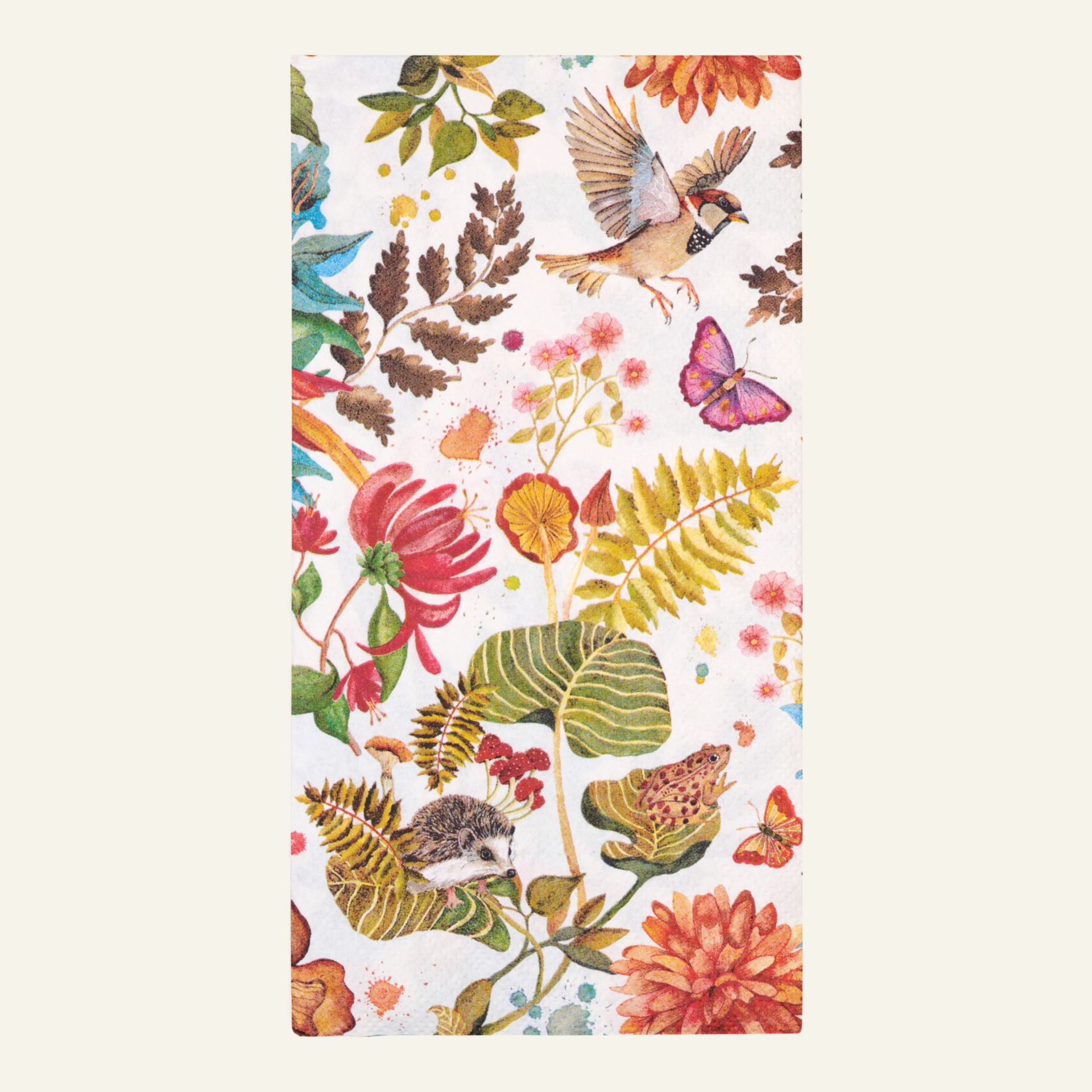 Buffetservietten Multi/Beige - 33x42 cm Multi/Beige - 1