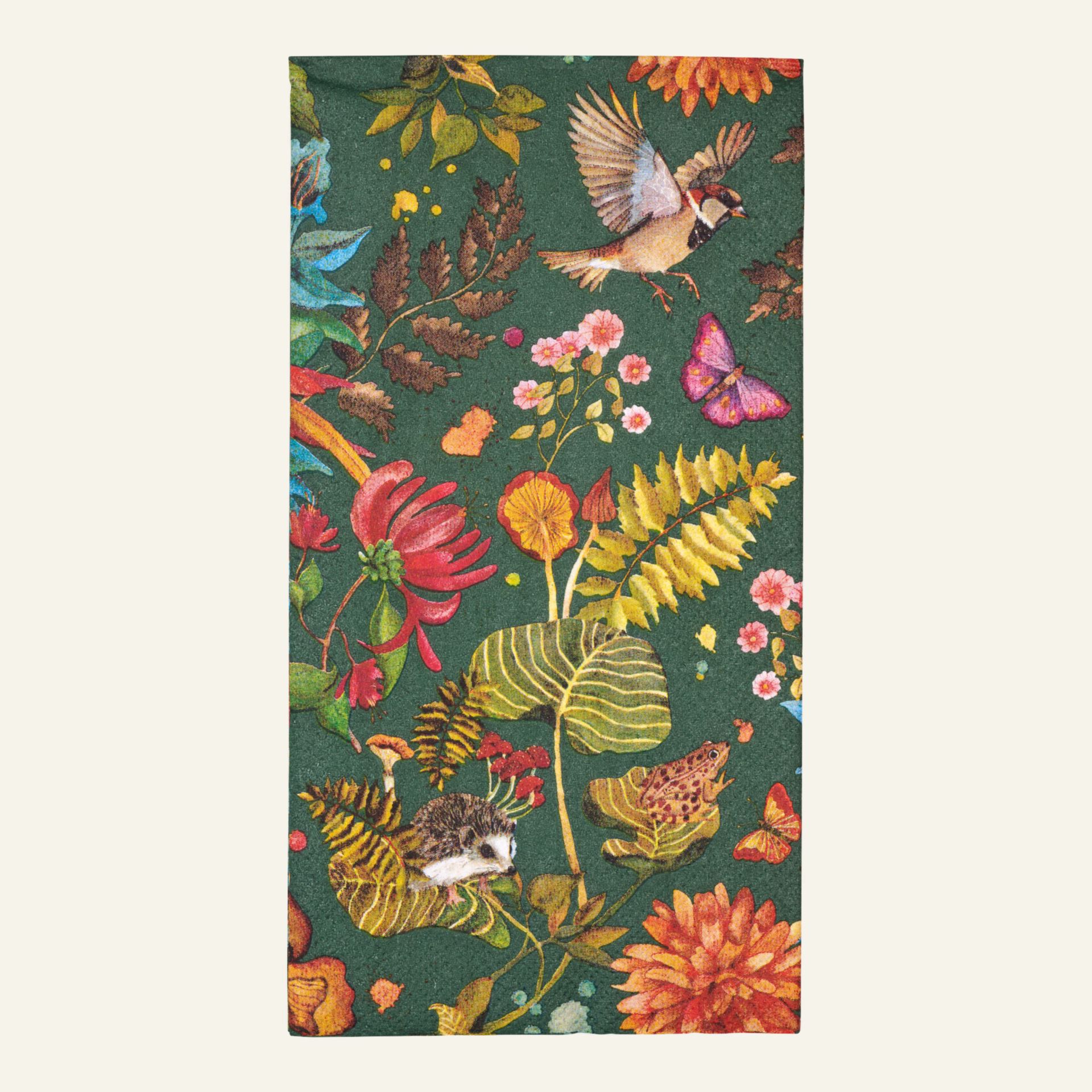 Buffetservietten Multi/Grün - 33x42 cm Multi/Grün - 1