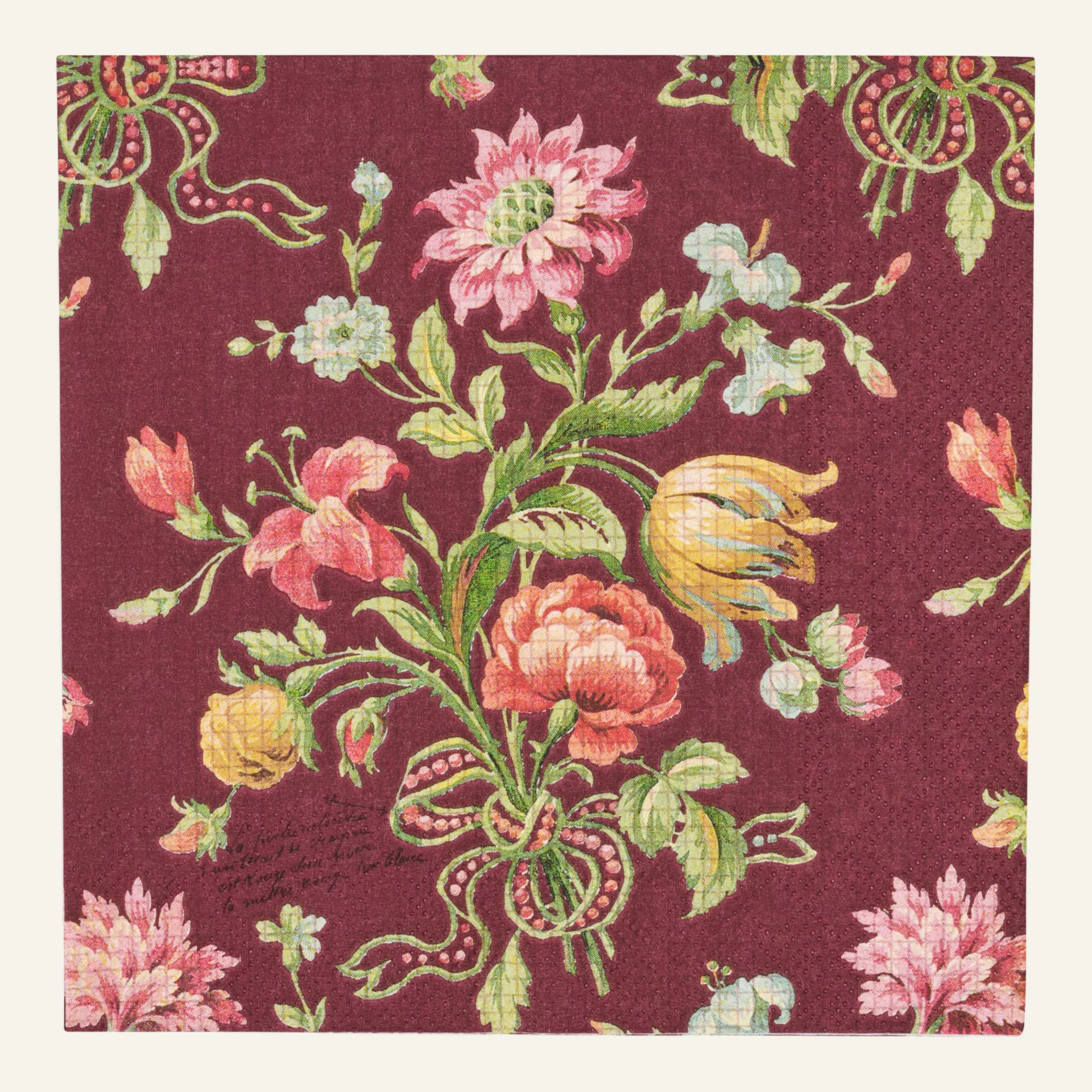 Papierservietten Burgund - 33x33 cm Burgund - 1