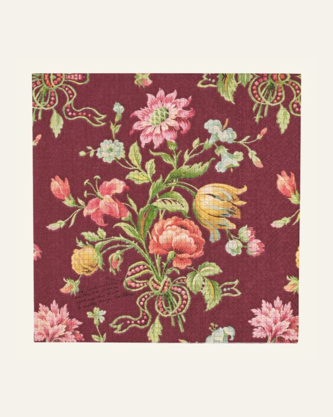 Papierservietten Burgund - 33x33 cm Burgund - 1
