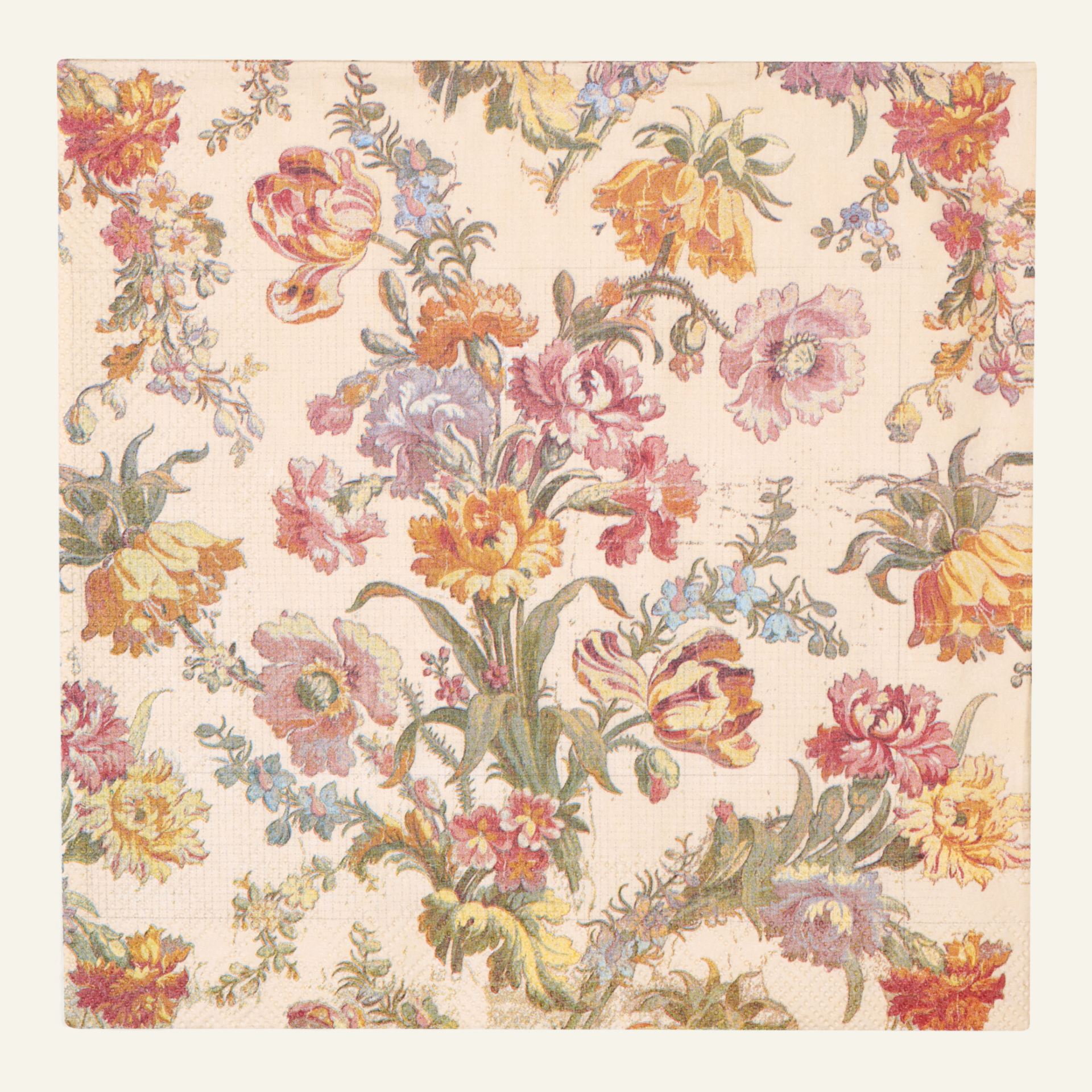 Servietten Multi/Weiß - 40x40 cm Multi/Weiß - 1