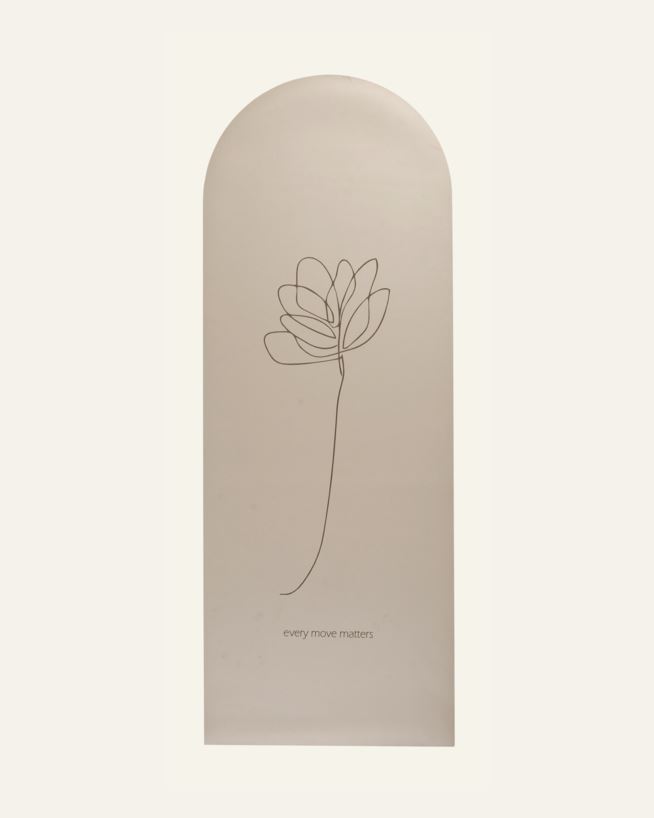 Yogamatte Beige - 68x182 cm Beige - 1