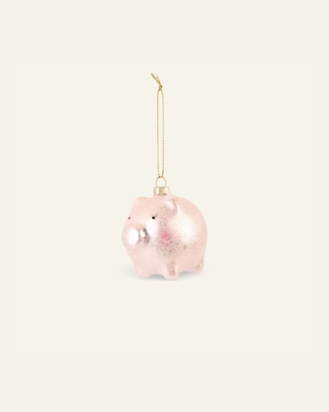 Baumschmuck Rosa - 7,2x6,5x7,6 cm Rosa - 1