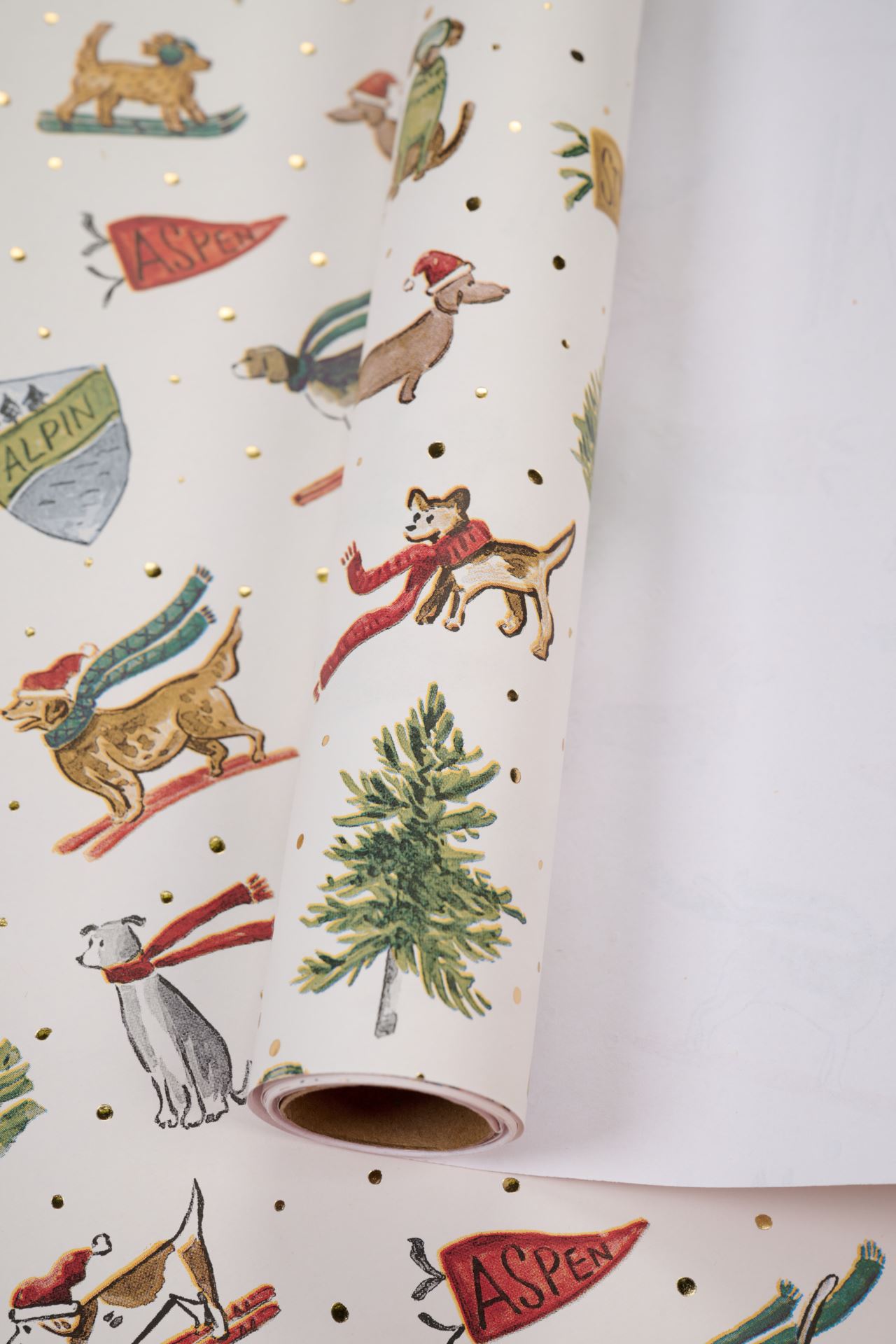 Geschenkpapier Multi/Weiß - 2