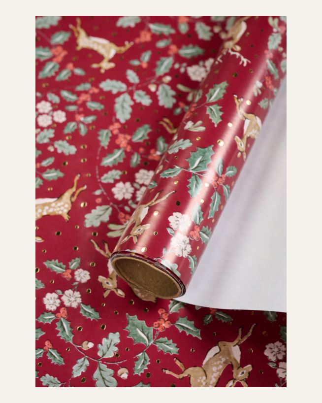 Geschenkpapier Multi/Rot - 70cm x 3m Multi/Rot - 1