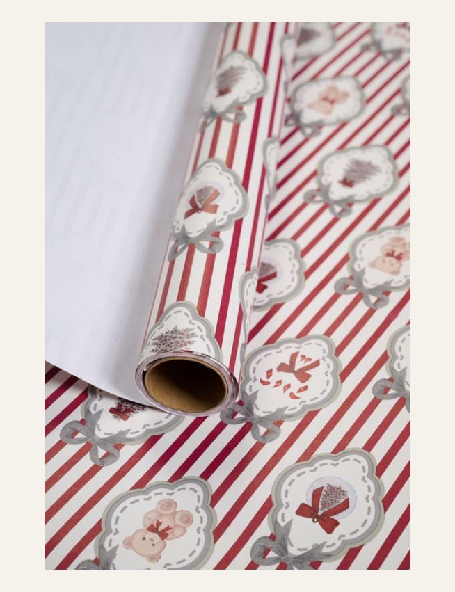 Geschenkpapier Multi/Weiß - 2