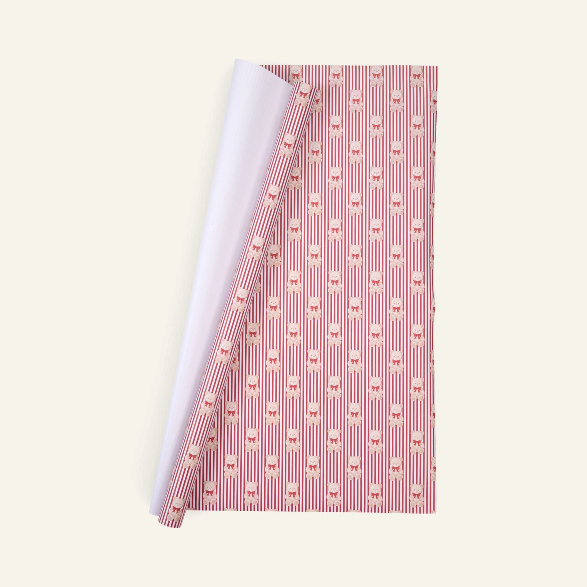 Geschenkpapier Multi/Weiß - 70cm x 3m Multi/Weiß - 1