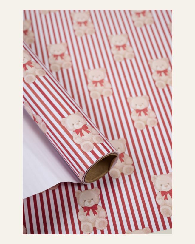 Geschenkpapier Multi/Weiß - 70cm x 3m Multi/Weiß - 1
