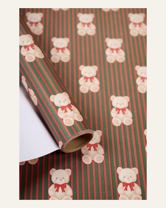 Geschenkpapier Multi/Grün - 70cm x 3m Multi/Grün - 1