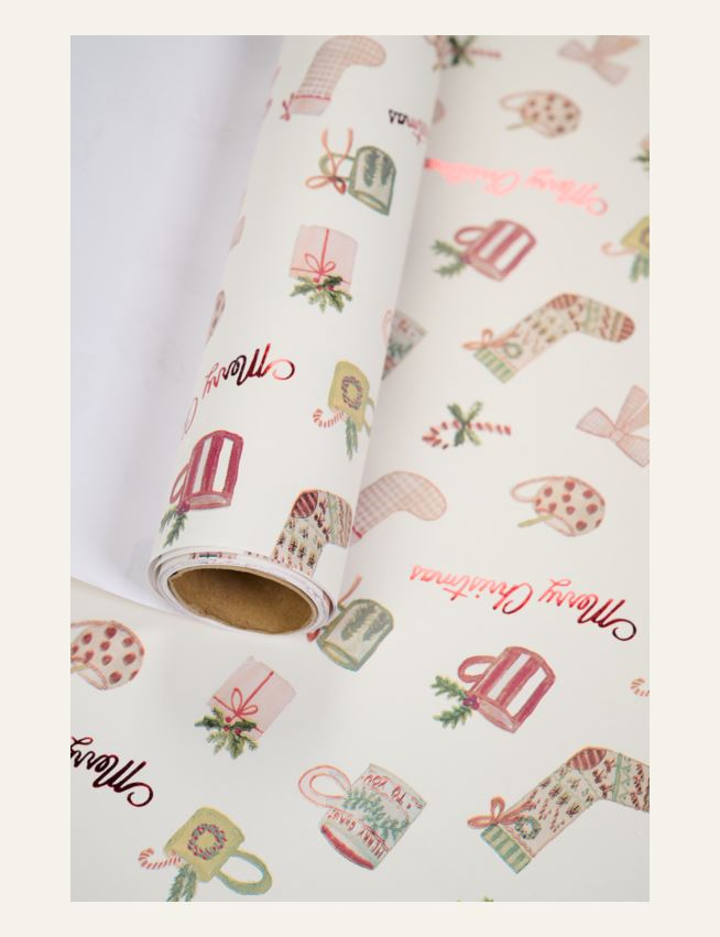 Geschenkpapier Multi/Weiß - 2