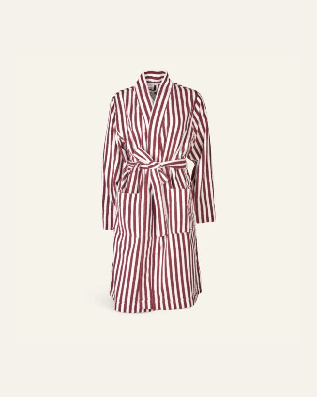 Bademantel Multi/Rot - S/M Multi/Rot - 1