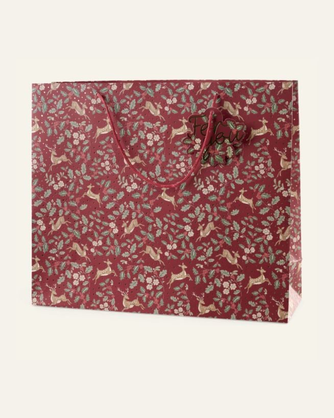 Geschenktüte Multi/Rot - 36x42x14 cm Multi/Rot - 1
