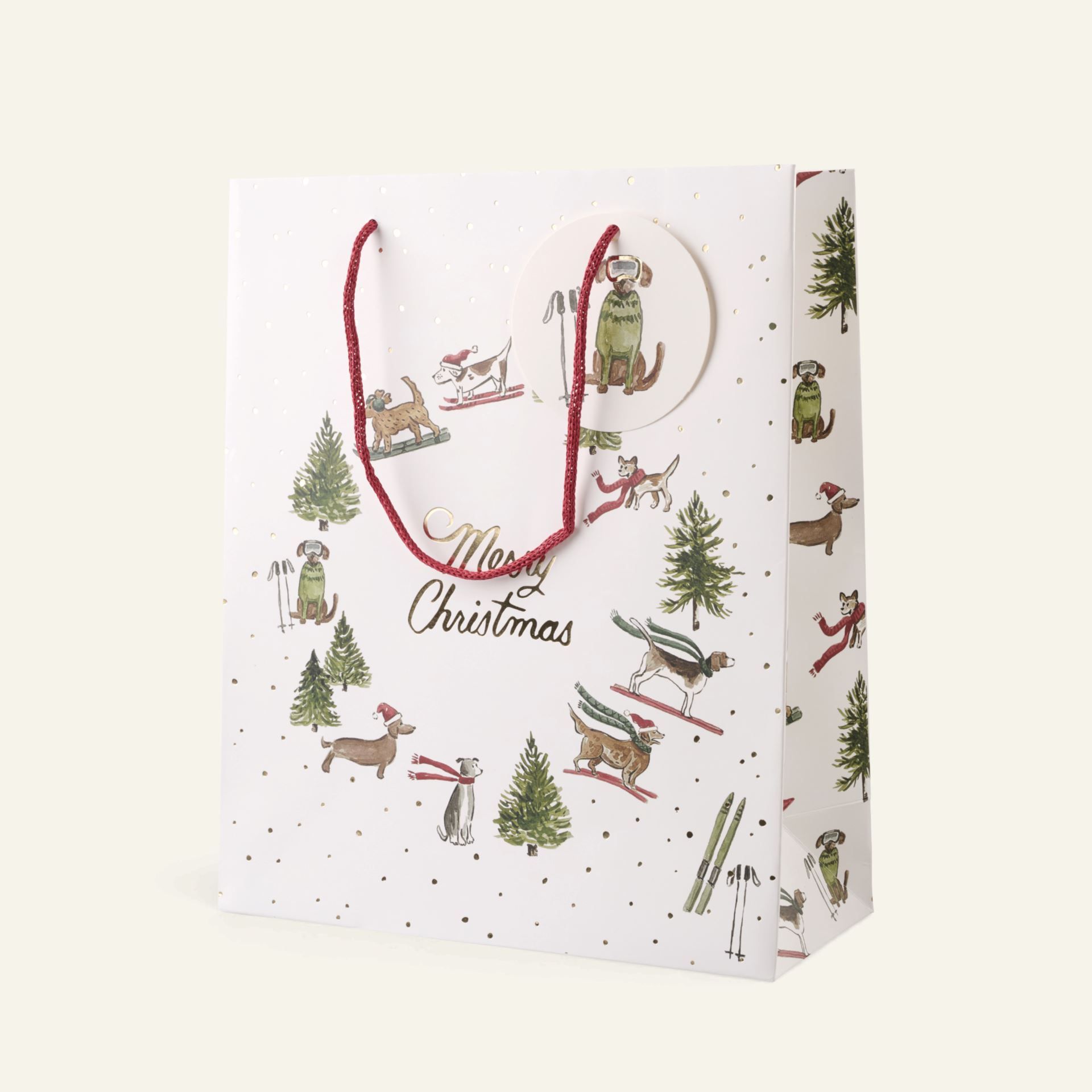 Geschenktüte Multi/Weiß - 24x29x10 cm Multi/Weiß - 1