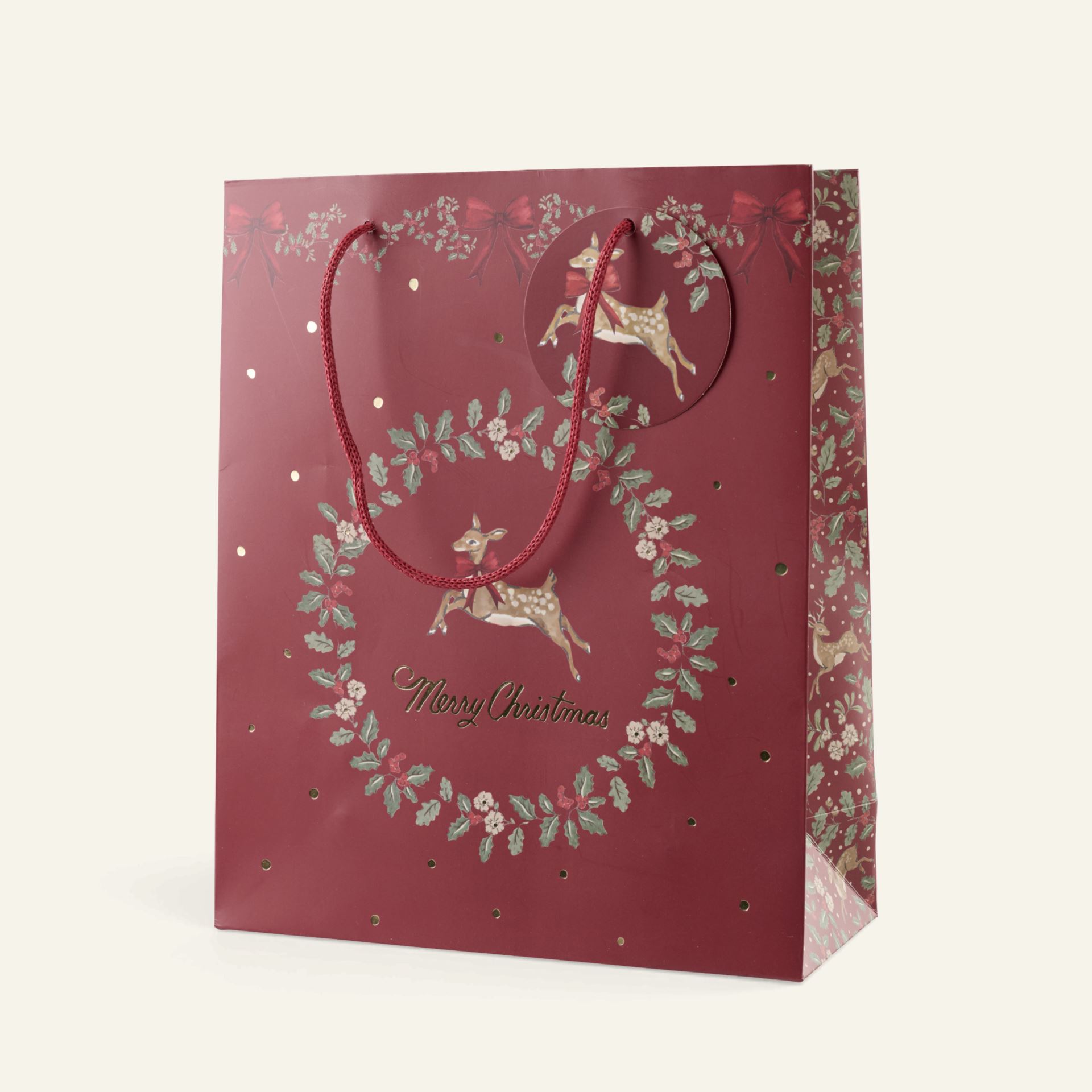 Geschenktüte Multi/Rot - 24x29x10 cm Multi/Rot - 1