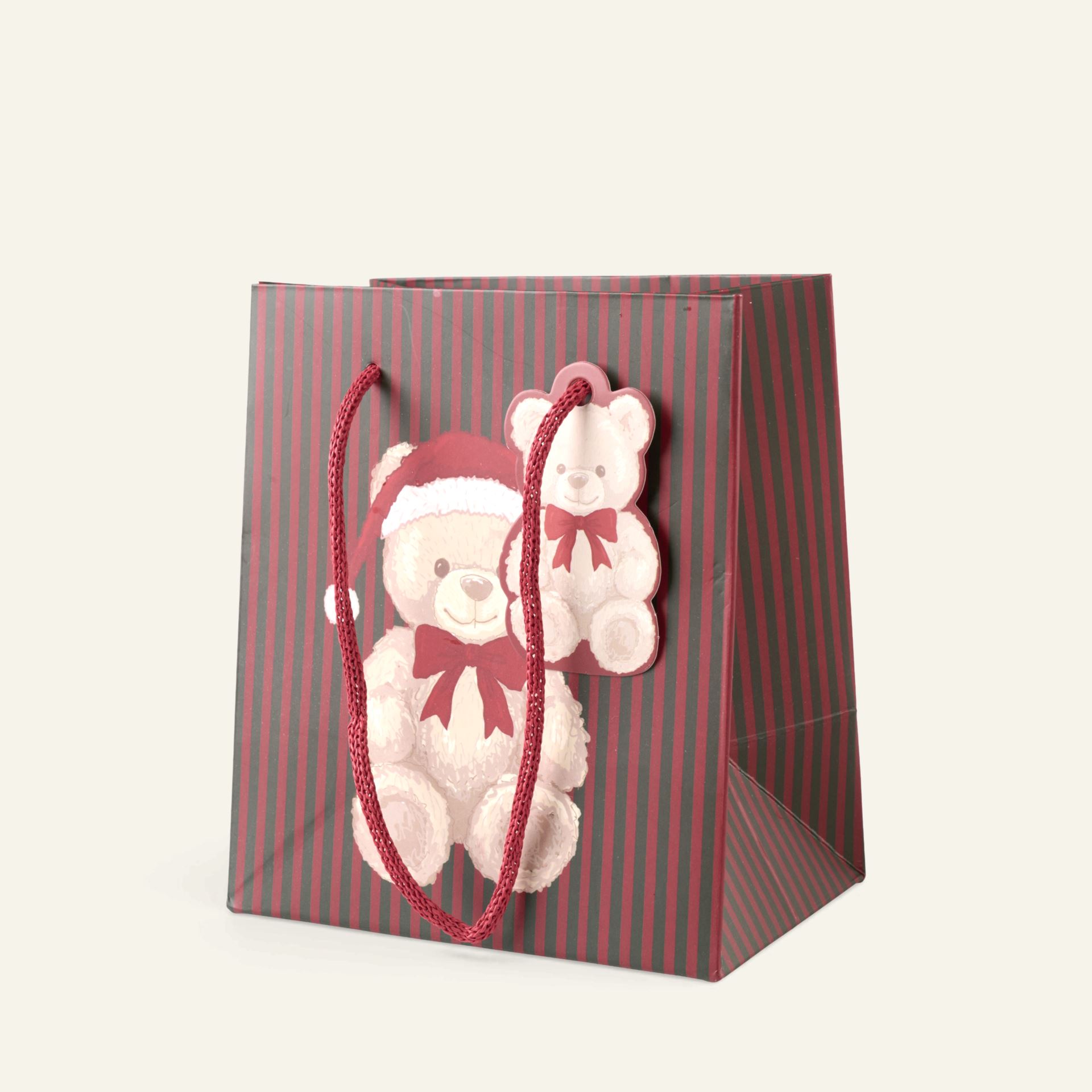 Geschenktüte Multi/Grün - 13x15x9 cm Multi/Grün - 1