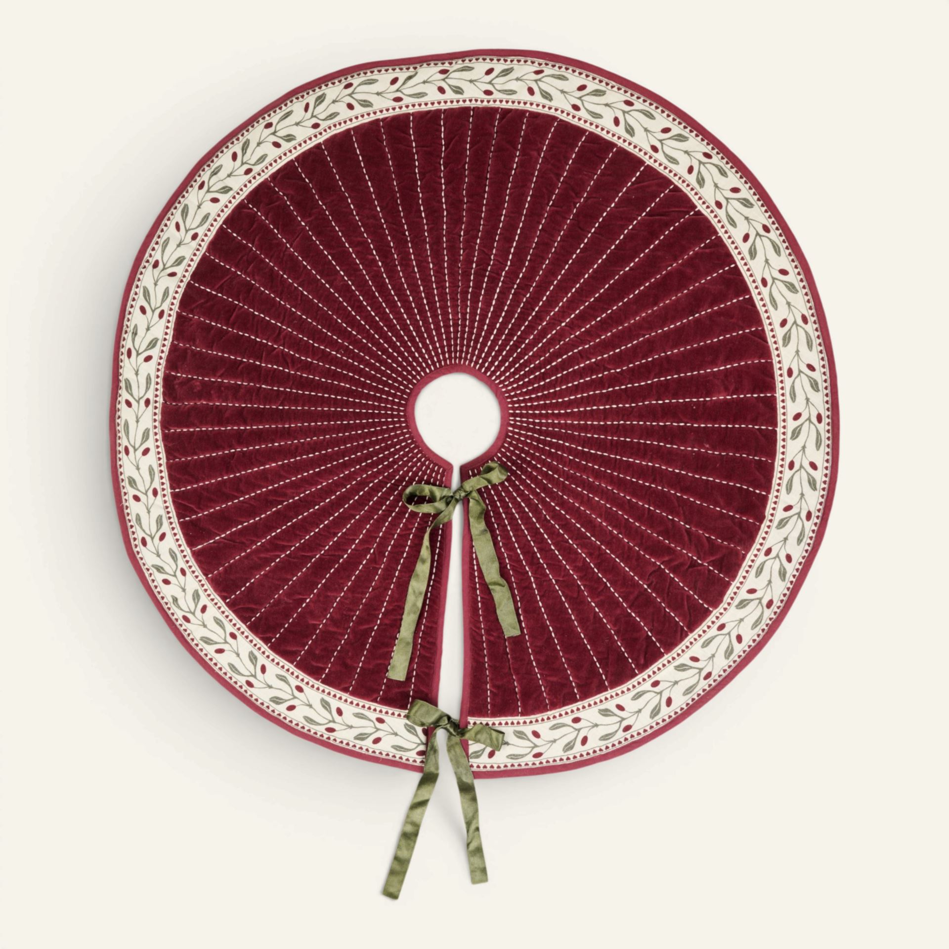 Weihnachtsbaumteppich Multi/Rot - ø100 cm Multi/Rot - 1